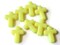 40 17mm Bright Yellow Cross Beads Plastic Crosses Christian Beads